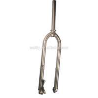 Handmade 15mm axle mountain bike Ti forks for sale in China